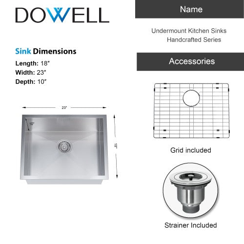 Satin Stainless Steel Kitchen Sink 5