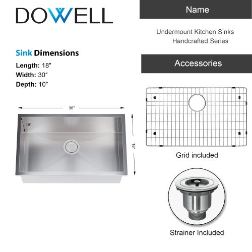 Satin Stainless Steel Kitchen Sink 6