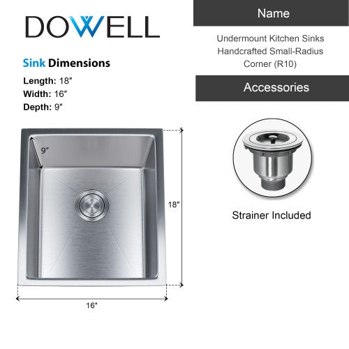 Satin Stainless Steel Kitchen Sink 6