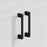 3008 Series Black Metal Cabinet Pull 1