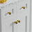 3185 Series Brushed Brass Metal Cabinet Knob 1