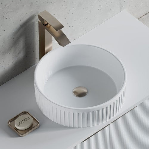 Brushed Nickel Brass Drain 4