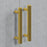 3001 Series Brushed Brass Aluminum Cabinet Pull 1