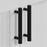 3001 Series Matte Black Aluminum Cabinet Pull 1