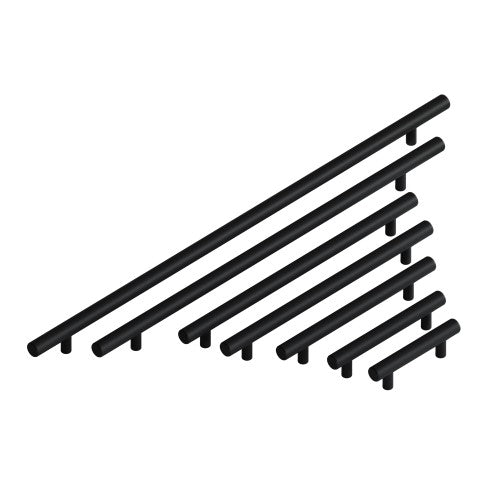 3001 Series Matte Black Aluminum Cabinet Pull 3