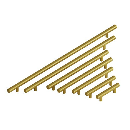 3001 Series Brushed Brass Aluminum Cabinet Pull 4