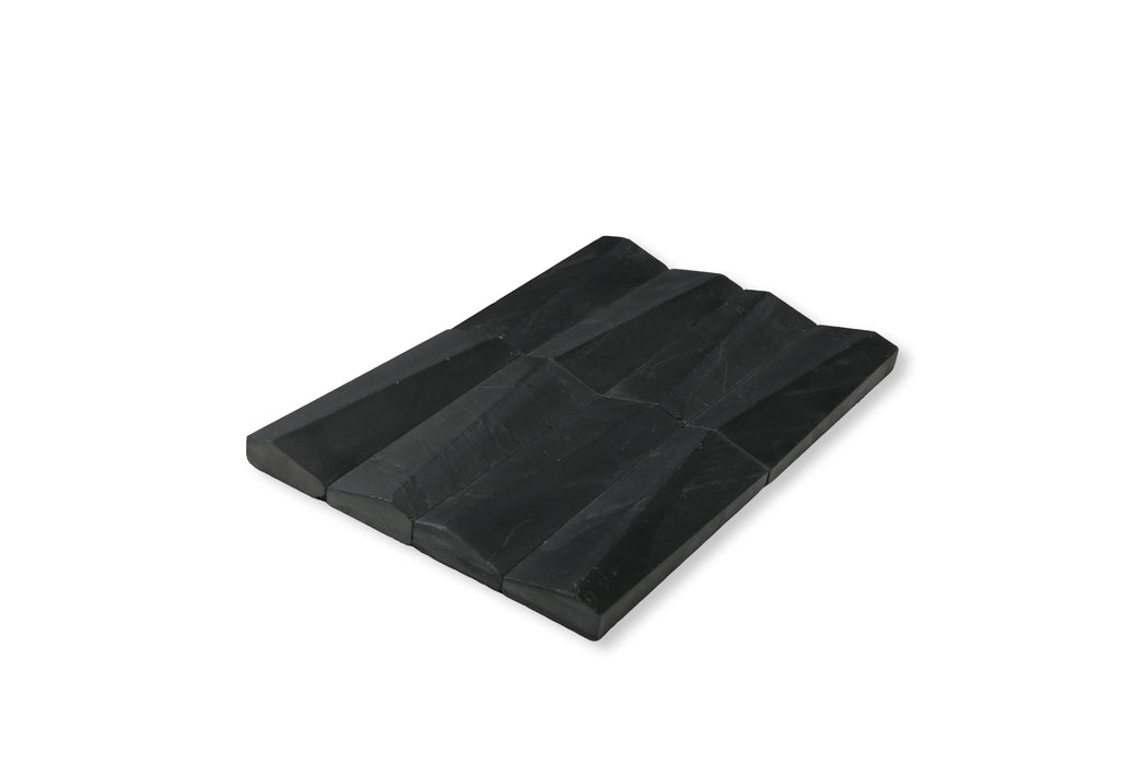 Dunes Slate Sutra Black Mosaic Honed 3