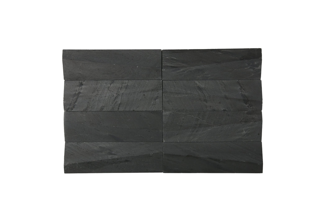 Dunes Slate Sutra Black Mosaic Honed 1