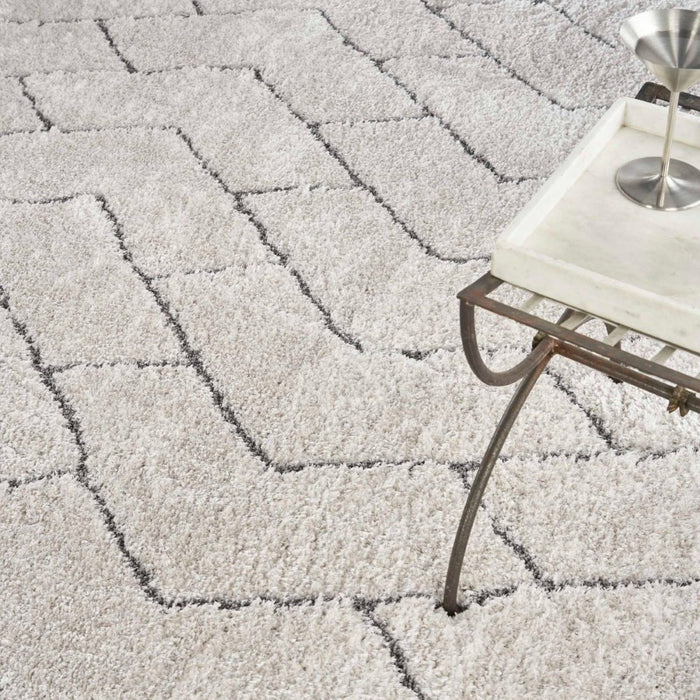 Dreamy Shag Ivory Grey IVGRY Polyester