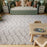 Dreamy Shag Polyester Ivory Grey DRS03 IVGRY
