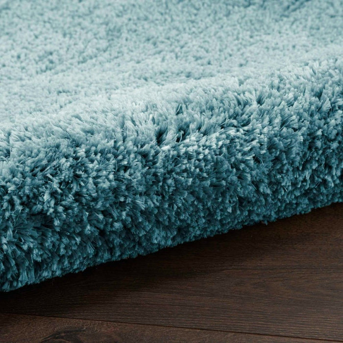Dreamy Shag Aqua Polyester 
