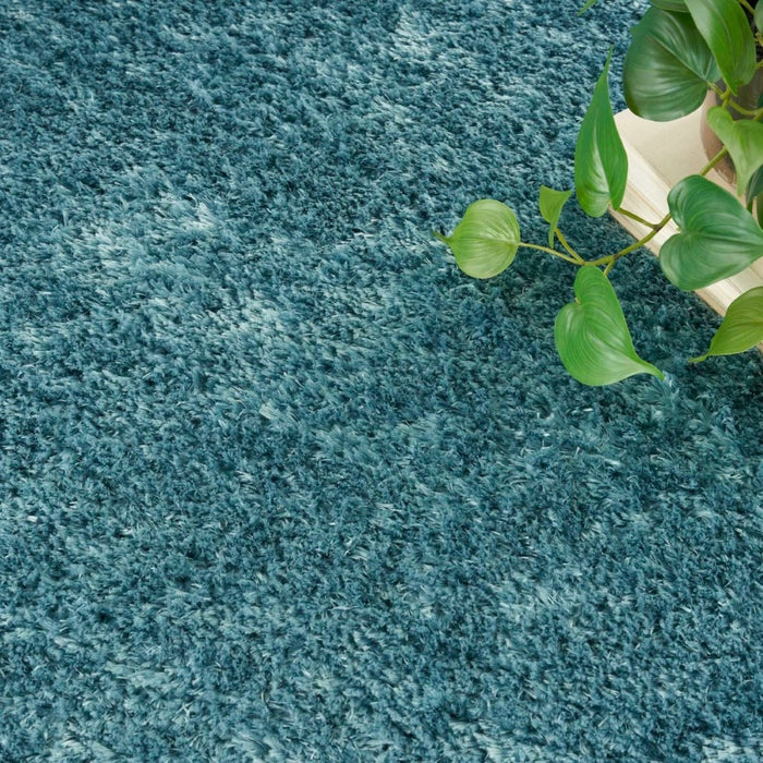 Dreamy Shag Aqua  Polyester