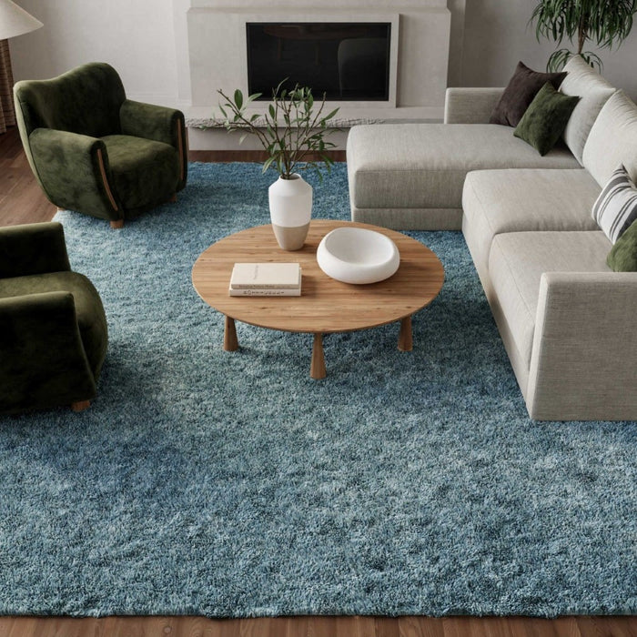 Dreamy Shag Polyester  Aqua