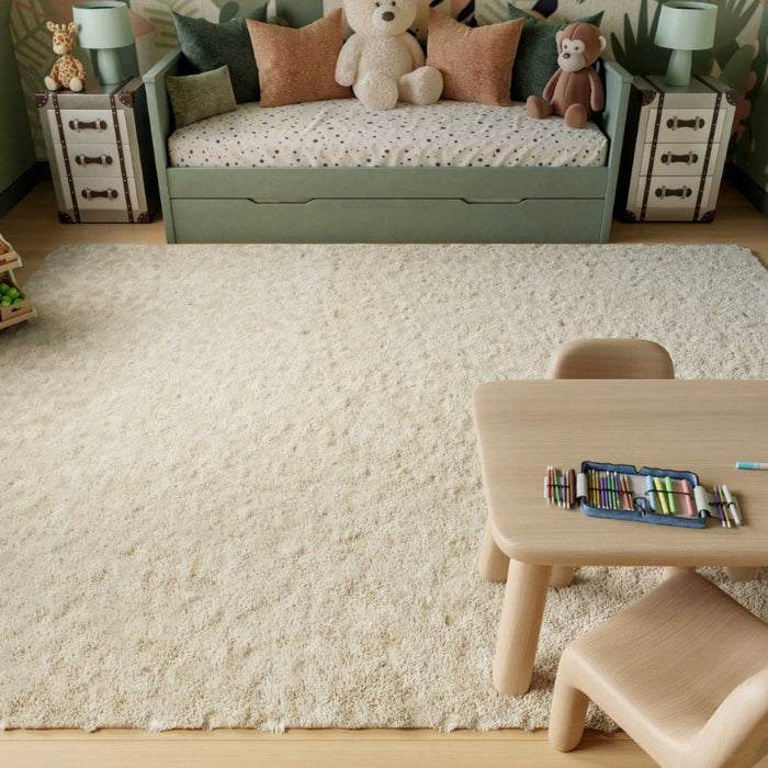 Dreamy Shag Polyester Ivory DRS05 IV