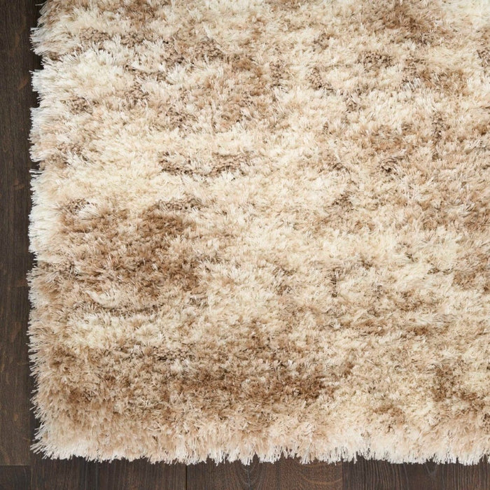 Dreamy Shag Ivory Dark Beige  Polyester