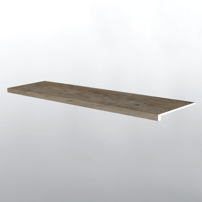 XL Prescott Dulles Tails Luxury Vinyl Moulding / Trim - 12" x 47.25" Stair Tread Eased Edge