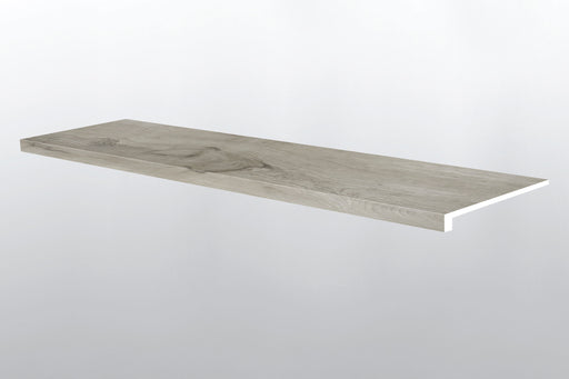 Prescott Dunite Oak Luxury Vinyl Moulding / Trim - 12" x 47.25" Stair Tread Eased Edge