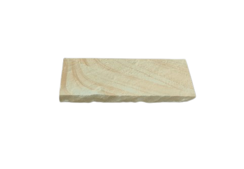 Dusty Wave Natural Cleft Sandstone Wall Cap - 12" x 24" x +/- 1 1/4"