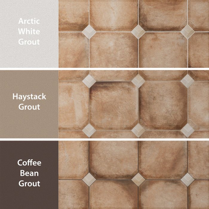 Laverton Porcelain Octagon Natural with Taco Arena Tile Matte 5