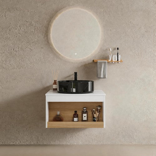 Plywood Grey & White Bathroom Vanity Grey & White 1