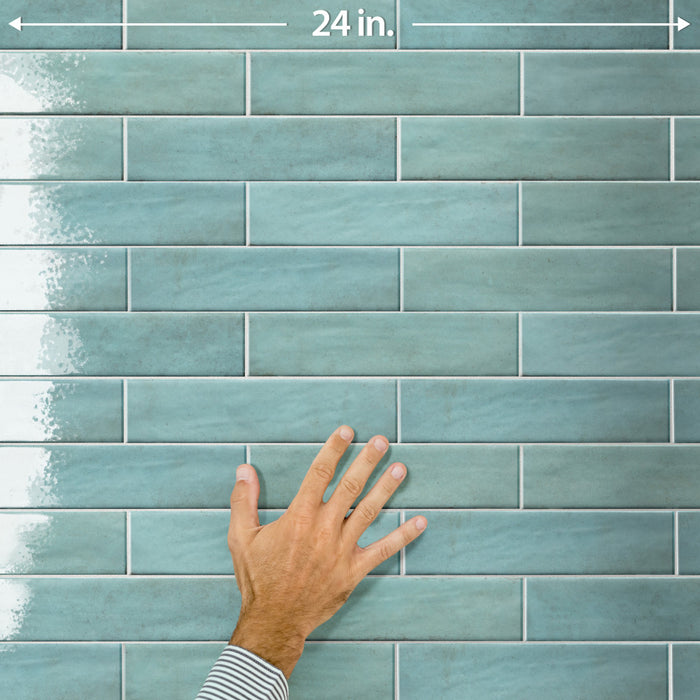 Tribeca Studio Porcelain Watercolor Tile Glossy 4