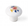 Porcelain Ceramic Cabinet Knob Bouquet 1