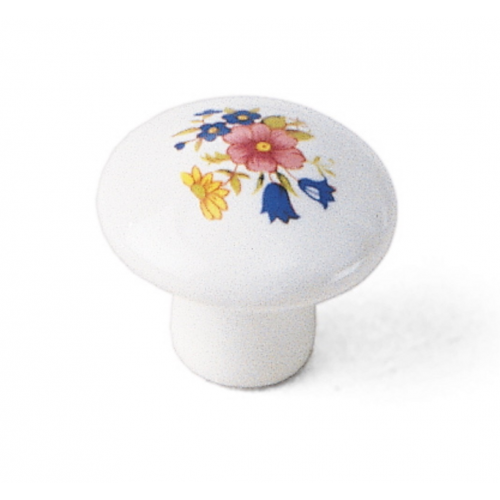 Porcelain Ceramic Cabinet Knob Bouquet 2
