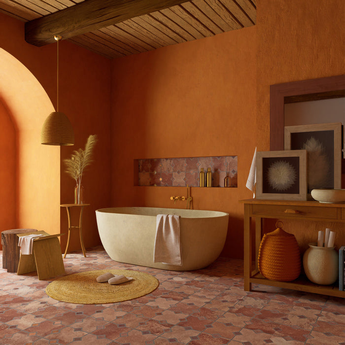 Ruanes Porcelain Caldera Tile Mixed 2