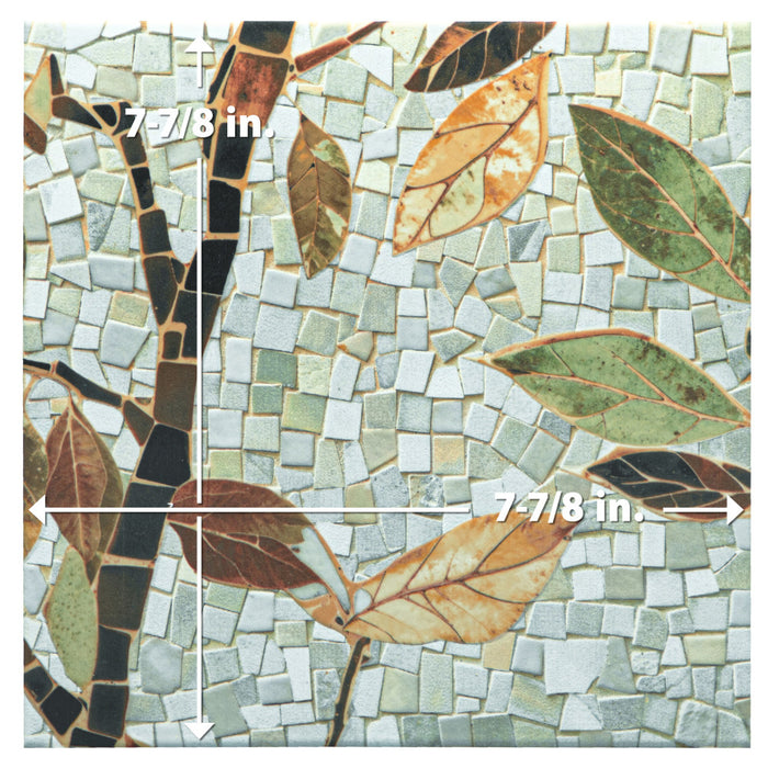 Tiffany Porcelain Decor Tile Mixed 9