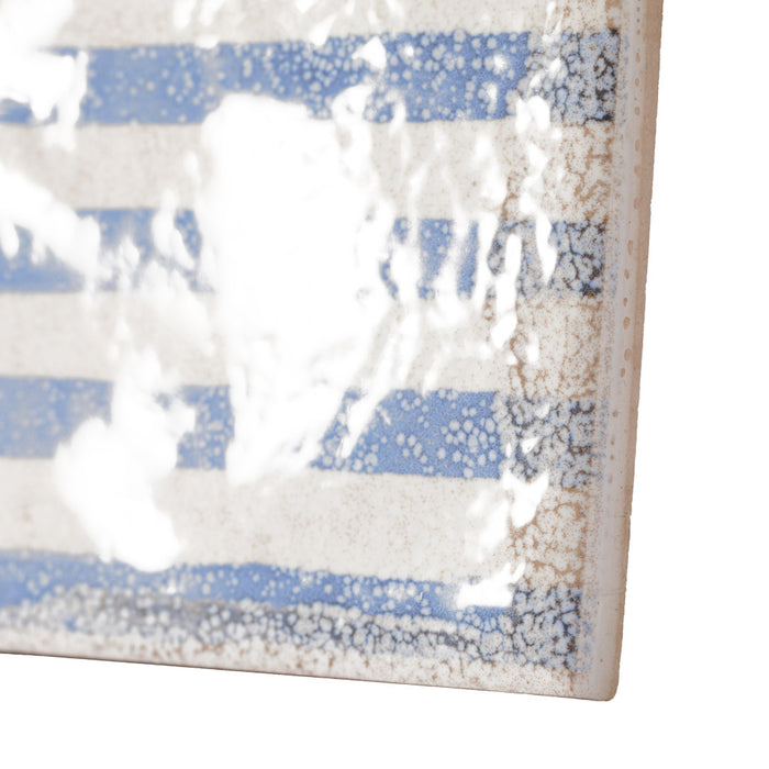 Luca Ceramic Stria Gio with Antimicrobial Glaze Tile Glossy 10