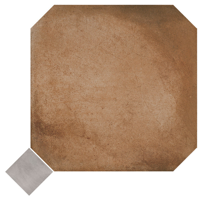 Laverton Porcelain Octagon Natural with Taco Gris Tile Matte 3