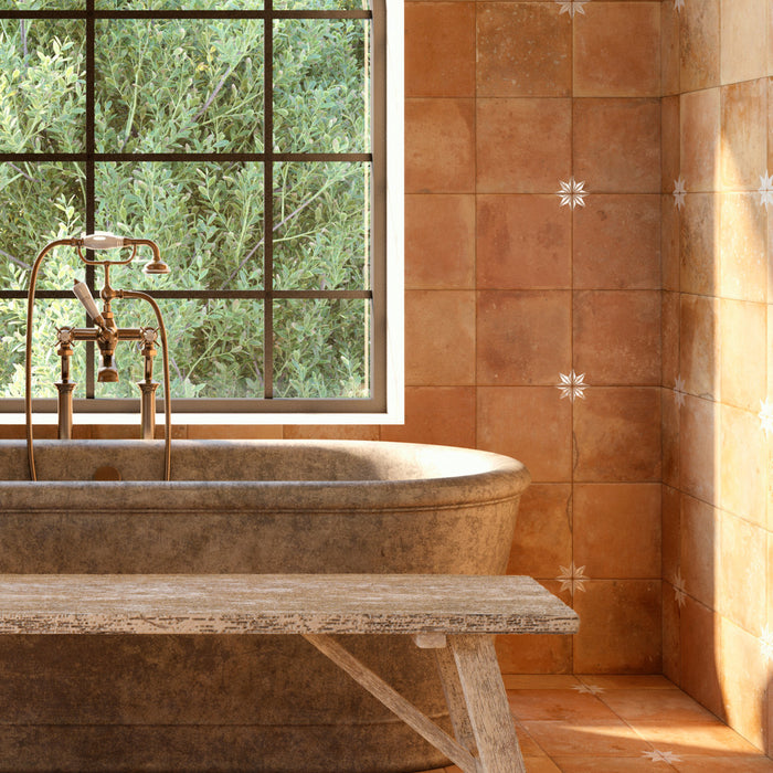 Kings Porcelain Nonna with White Star Tile Mixed 6