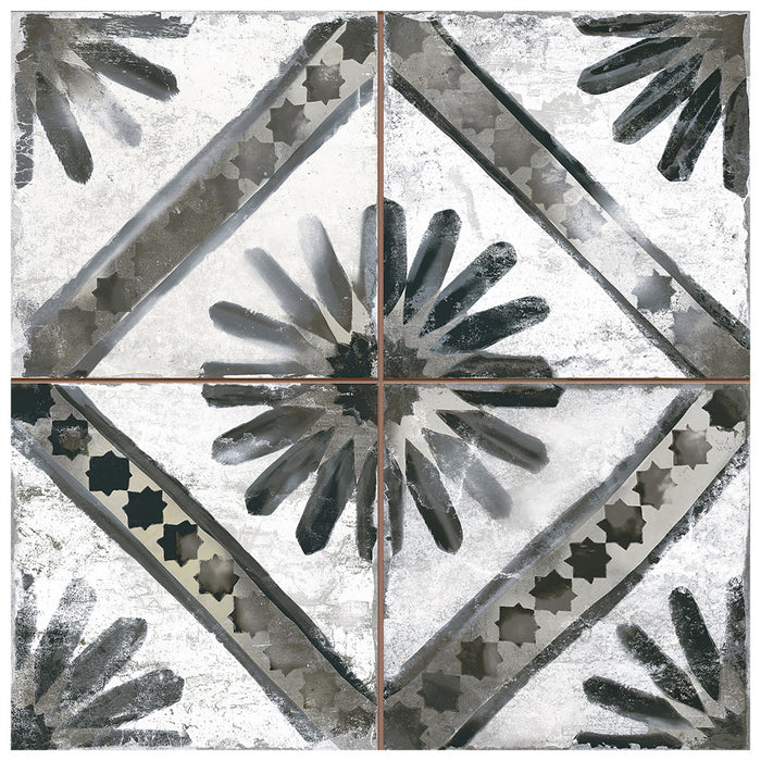 Kings Ceramic Marrakech Charcoal Grey Tile Matte 3
