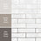 Arches Ceramic Brick White Tile Glossy 5