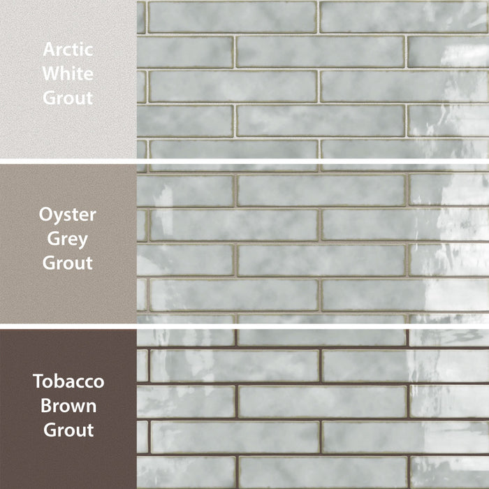 Hudson Ceramic Studio Soho Brick Grey Eye Tile Glossy 5