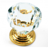Kristal Zinc Alloy Cabinet Knob Brass 2