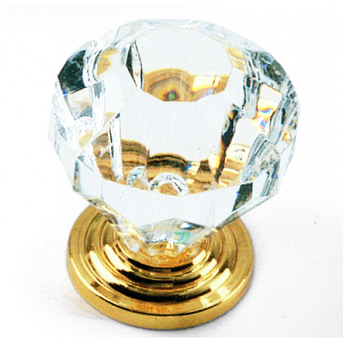 Kristal Zinc Alloy Cabinet Knob Brass 4