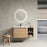 Plywood Imitative Oak Bathroom Vanity Imitative Oak 1