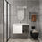 Plywood Glossy White Bathroom Vanity Glossy White 1