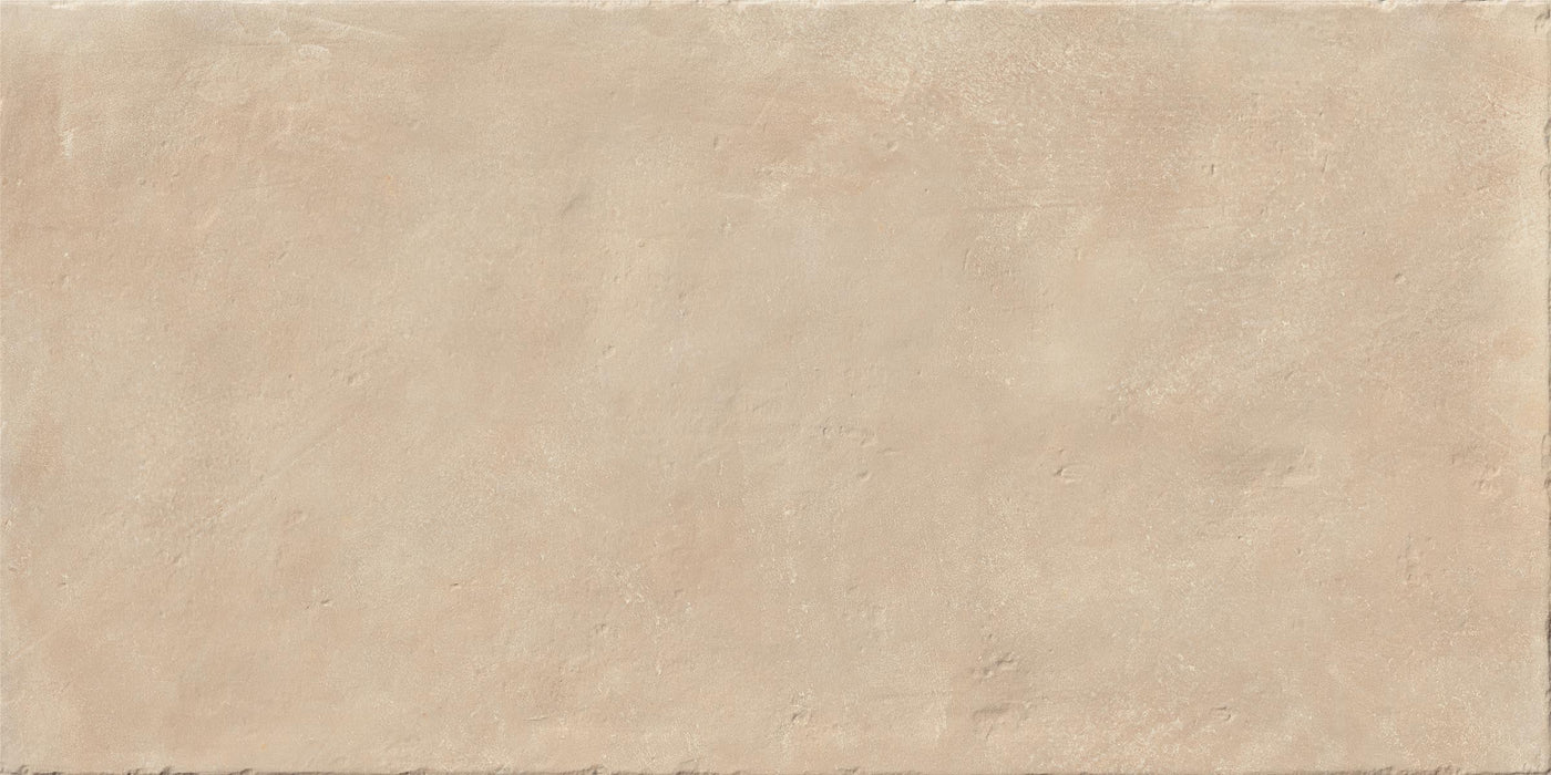Full Tile Sample - Earthen Natural Hues Alabaster Fluted Porcelain Tile - 12" x 24" x 8 MM Matte