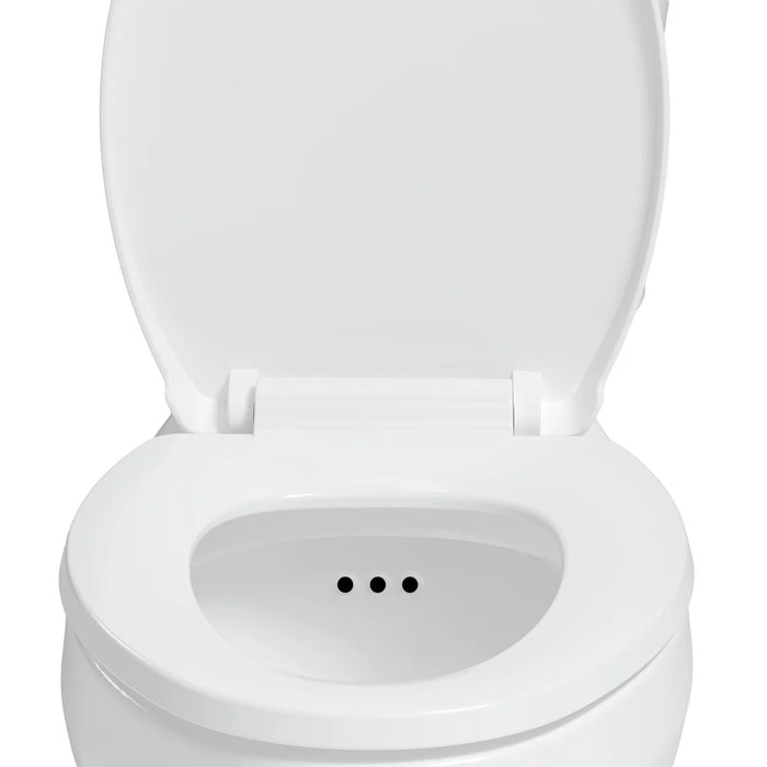 Easley Vitreous China White Toilet White 2