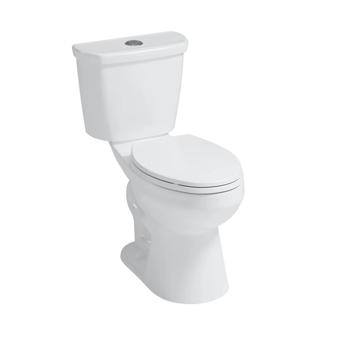 Easley Vitreous China White Toilet White 4