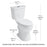 Easley Vitreous China White Toilet White 5