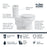 Easley Vitreous China White Toilet White 8