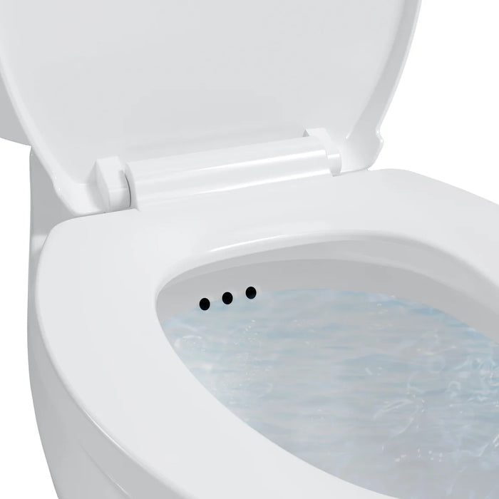 Easley Vitreous China White Toilet White 2
