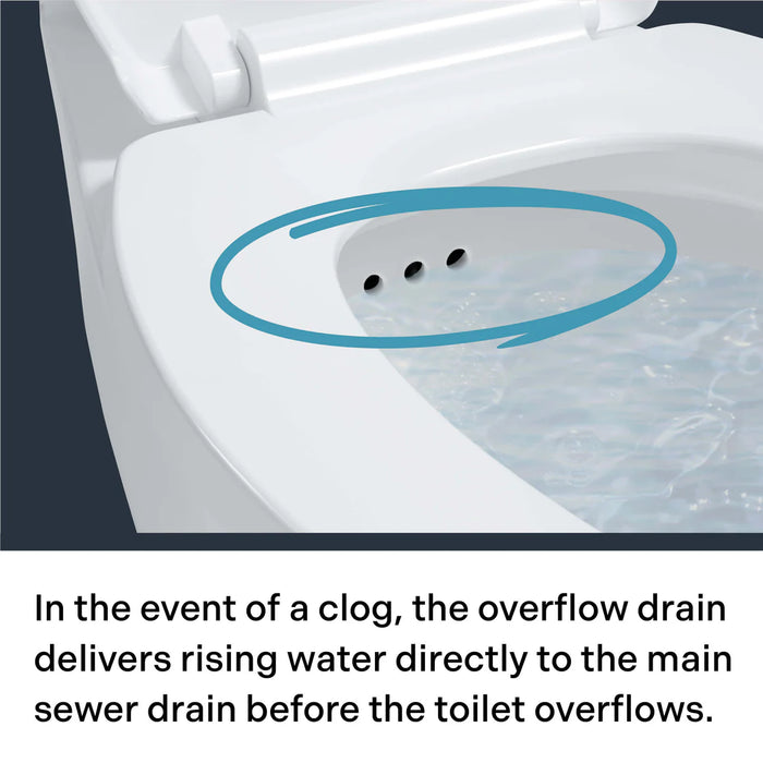 Easley Vitreous China White Toilet White 4