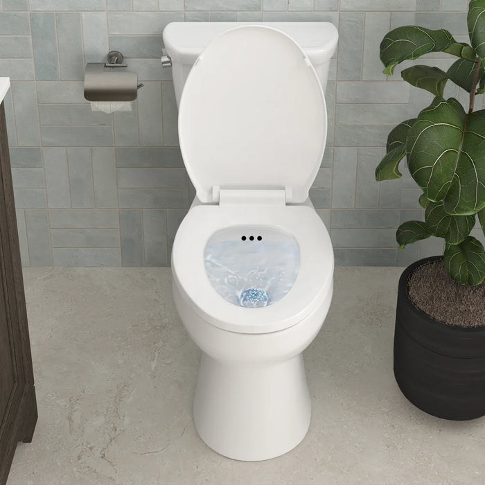 Easley Vitreous China White Toilet White 12