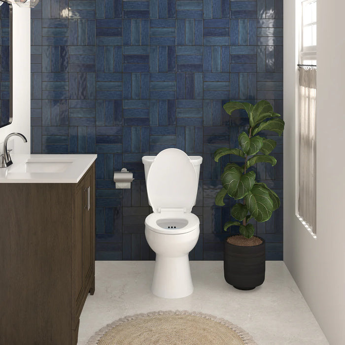 Easley Vitreous China White Toilet White 8