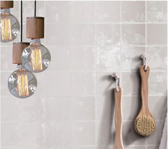 Melody Ceramic Easton White Audrey Decor Tile Glossy 4