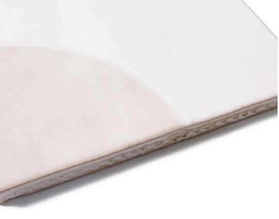 Melody Ceramic Easton White Chloe Decor Tile Glossy 3